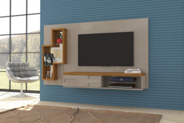 Painel Home Suspenso Fendi Brilho/Naturale Fosco