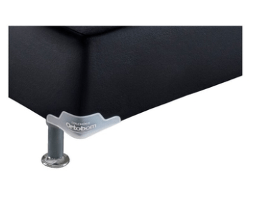 Base Box Ortobom Camurca Preto 1,38x1,88x0,30 - Imagem 3