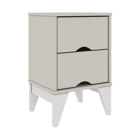 Mesa de Cabeceira Twister 2 Gav. Off White - Imagem 3