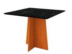 Mesa Marina 100x100 Ipê Nero