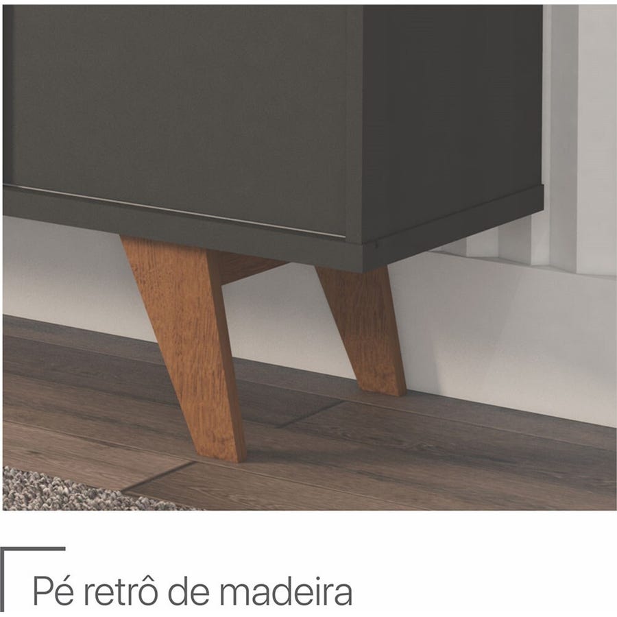 Bancada Paraty Chumbo /Savana 100% MDF - Imagem 2