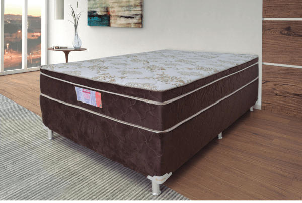 Cama Box Casal Molas Ensacadas 138x188x0.68