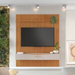 Painel Ripado Riso Candian Cinamomo/Off White Largura  2,07