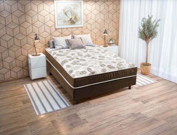 Cama Unibox Casal Molas Ensacadas 65x188x138
