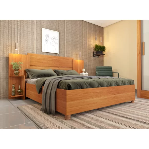 Painel Cama Box Arizona Ajustável Cinamomo