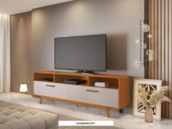 Rack Cristal Cinamomo/ Off White